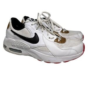 Nike Air Max Excee Women Size 7.5 White Gold Black CD5432-118 Sneakers Running